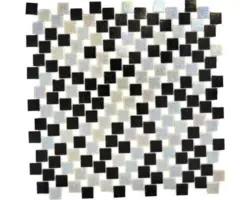 Glasmosaik GM K05 31,8x31,8 cm schwarz