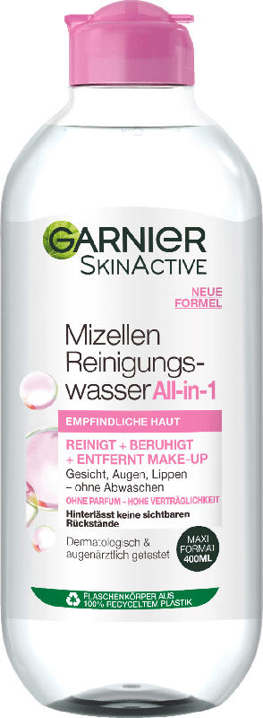 Garnier Skin Active Mizellen Reinigungswasser All-in-1 für normale + empfindliche Haut