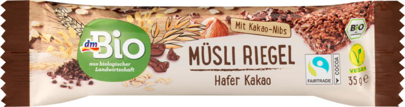 dmBio Müsli Riegel Hafer Kakao
