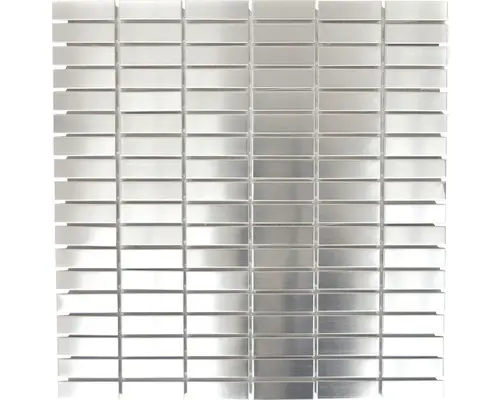 Edelstahlmosaik XCE 1548D 29,8x30,5 cm silber