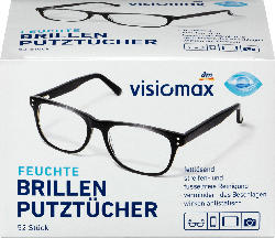 VISIOMAX Feuchte Brillenputztücher