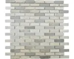 Hornbach Natursteinmosaik Marmor XNC B49 30,5x30,5 cm grau