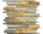Hornbach Natursteinmosaik XSK 565 30,0x31,0 cm grau braun