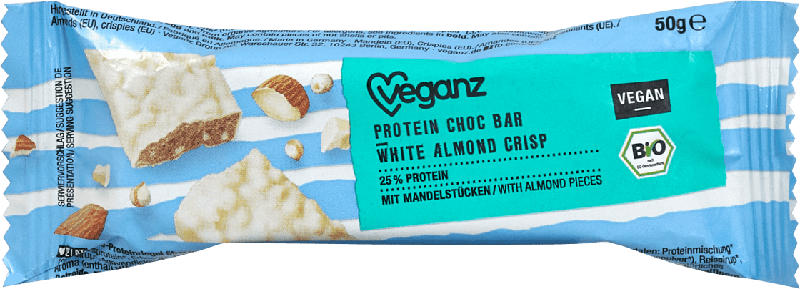 Veganz Proteinriegel White Almond Crisp Vegan