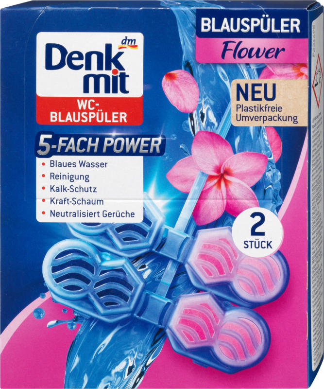 Denkmit WC-Blauspüler Flower Splash