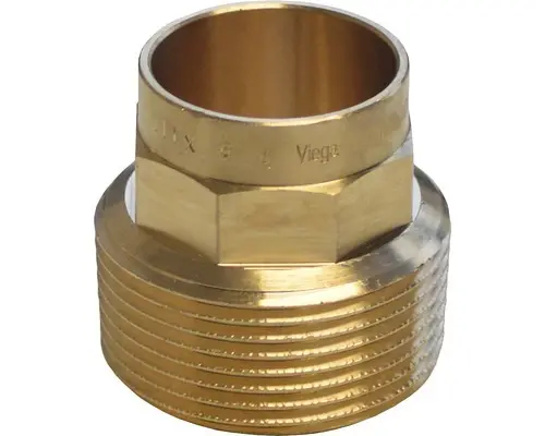 Übergangsnippel Viega 15x1/2" Rotguss 100025