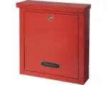 Hornbach Wandbriefkasten Rottner Brighton 310 x 400 x 135 mm rot