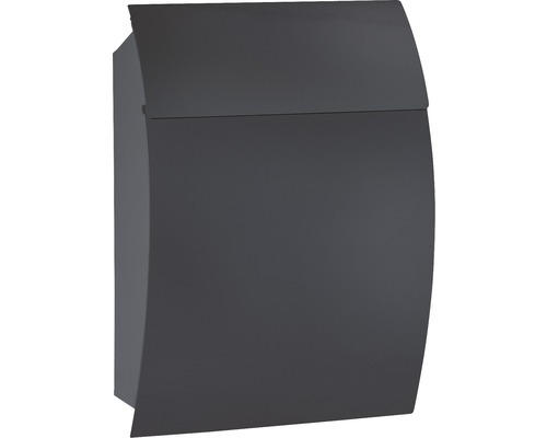 Wandbriefkasten Rottner Harrow 320 x 460 x 105 mm schwarz