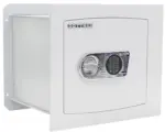 Hornbach Wandtresor Rottner Delta 40 aluminium, mit Elektronikschloss, grau