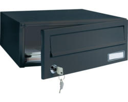 Wandbriefkasten Rottner ELM MZ 305 x 125 x 390 mm schwarz