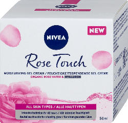 NIVEA Rose Touch Feuchtigkeitsspendende Gel-Creme