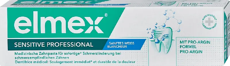 elmex elmex Sensitive Professional sanftes Wei&szlig; Zahncreme