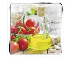 Glasbild Hot & Spicy II 30x30 cm