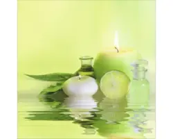 Glasbild Lifetime 20x20 cm GLA602