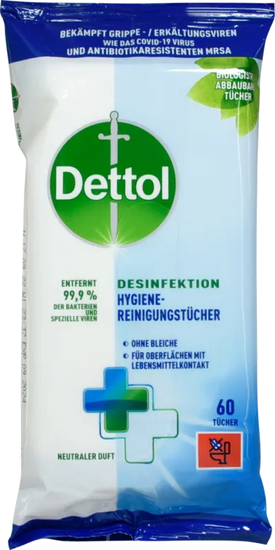 Dettol Desinfektion Reinigungstücher