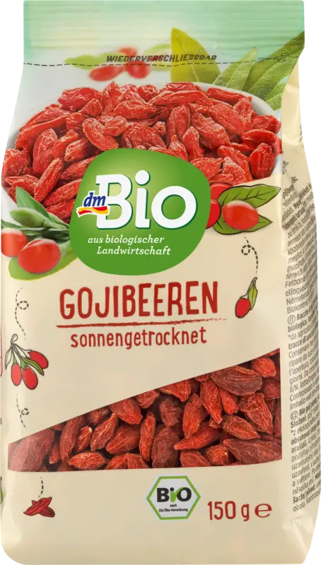dmBio Trockenfr&uuml;chte Gojibeeren sonnengetrocknet