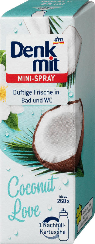 Denkmit Mini-Spray Coconut Love Nachfüllkartusche