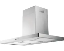 Dunstabzugshaube Piccante Borello 90x49 cm edelstahl