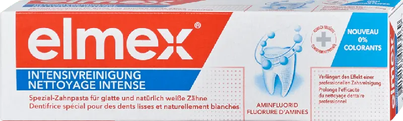 elmex Intensivreinigung weiss & glatt Zahncreme