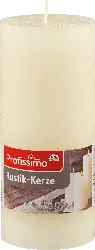 Profissimo Rustik Stumpenkerze 160/68 mm - elfenbein