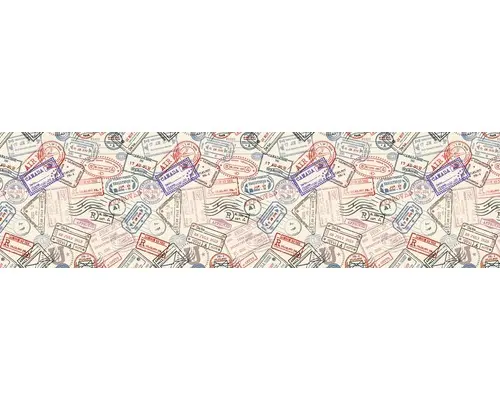 Küchenrückwand mySpotti splash Stamps 2200x600x0,2 mm