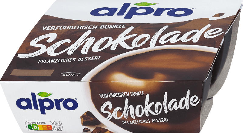 alpro Pflanzliches Dessert Dunkle Schokolade