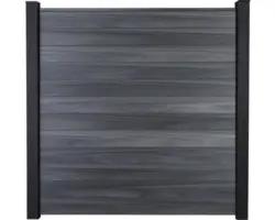 Zaun Flex GroJa Solid 180 x 180 cm grau