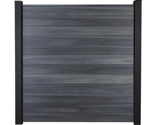 Zaun Flex GroJa Solid 180 x 180 cm grau