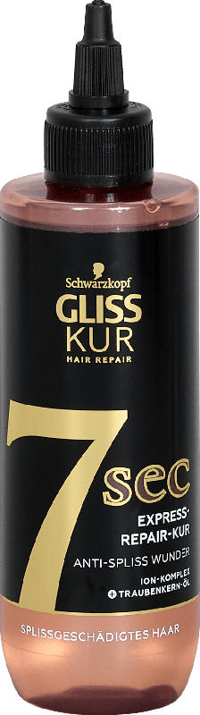 Schwarzkopf Gliss Kur 7 sec Express-Repair-Kur Anti-Spliss Wunder