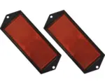 Hornbach Reflektorset rot 104 x 40 mm für Anhänger Pack = 2 St