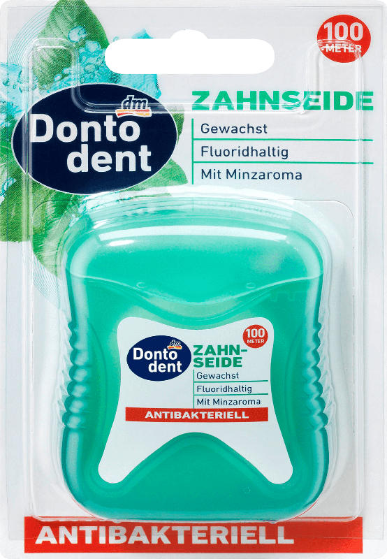 Dontodent Zahnseide antibakteriell Minze