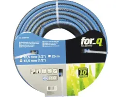 Gartenschlauch for_q Komfort Kunststoff 1/2 Zoll 25 m blau