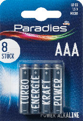 Paradies Power Alkaline AAA Batterien