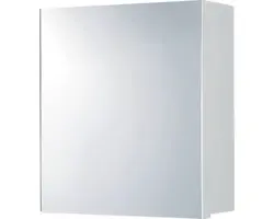 Spiegelschrank Maja 1-türig 50x15x46 cm weiß