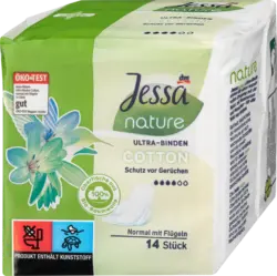 Jessa nature Ultra-Binden Normal mit Flügeln