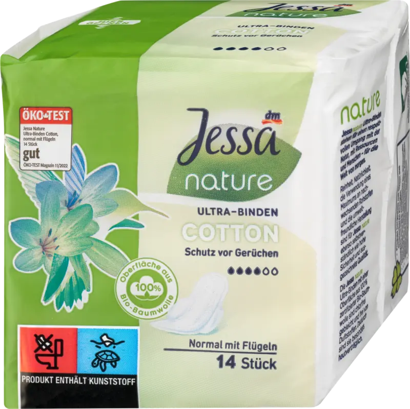 Jessa nature Ultra-Binden Normal mit Flügeln