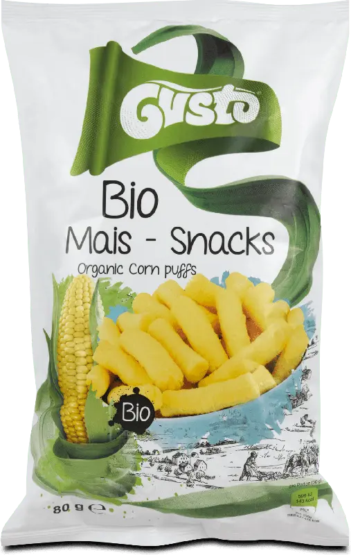 Gusto Knabbergebäck Bio Mais-Snacks