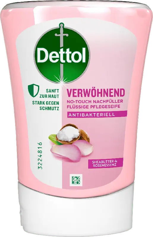 Dettol Soft on Skin Handseife No-Touch Nachfüller Sheabutter & Rosen