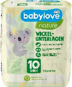 dm drogerie markt babylove nature nature Wickelunterlagen