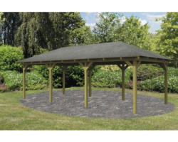 Pavillon Karibu Taura 2 289 x 639 cm kesseldruckimprägniert