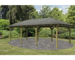 Pavillon Karibu Taura 2 289 x 639 cm kesseldruckimprägniert