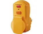 Hornbach Personenschutzadapter Brennenstuhl® 16 A 230 V 30 mA IP54 gelb, 1 Stk.
