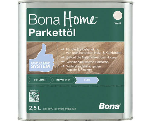 BONA Holzöl weiß 2,5 l