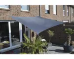 Hornbach Sonnensegel Rechteck anthrazit mit Regenschutz 300x400 cm