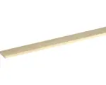 Hornbach Rechteckleiste Buche roh 20x5x2100 mm