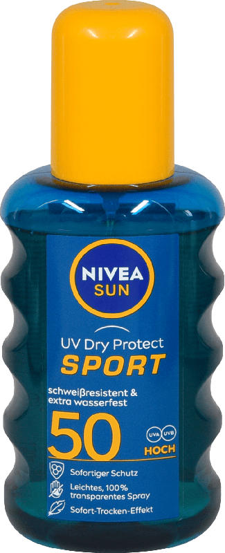 NIVEA SUN UV Dry Protect Sonnenspray transparent LSF 50
