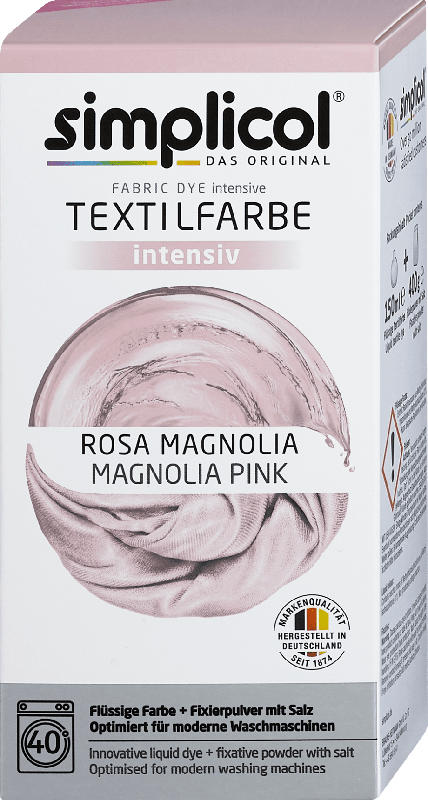 Simplicol Textilfarbe intensiv - Rosa Magnolia