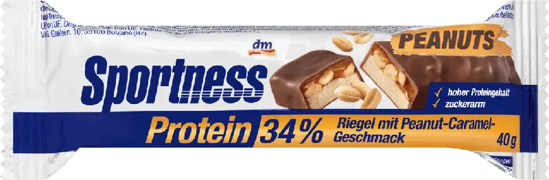 Sportness Proteinriegel Peanut-Caramel