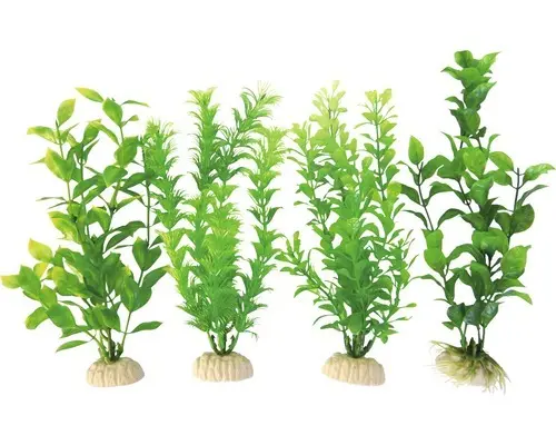 Aquarien-Kunstpflanzen-Set 26cm grün