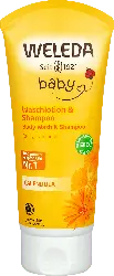 Weleda Baby Waschlotion & Shampoo Calendula